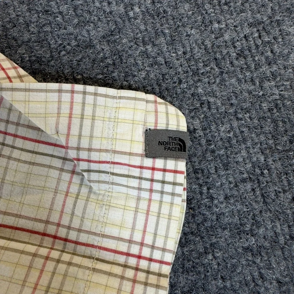 The North Face A5 Series Mens Medium Short Sleeve Plaid Button Down Shirt #3315
